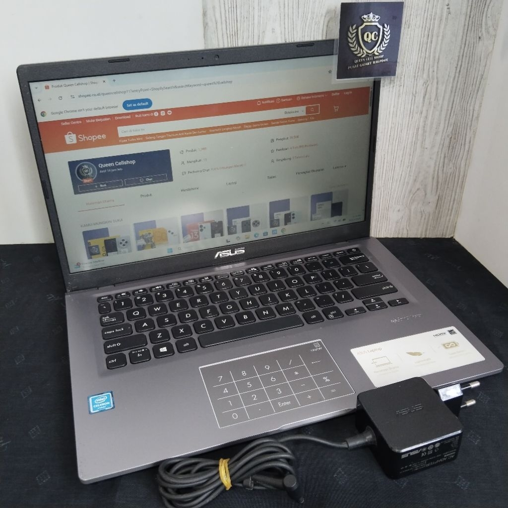 LAPTOP ASUS VIVOBOOK X415MA A416MA CELERON N4020 4GB 8GB 16GB SSD 256GB 2512GB 14INCH SECOND