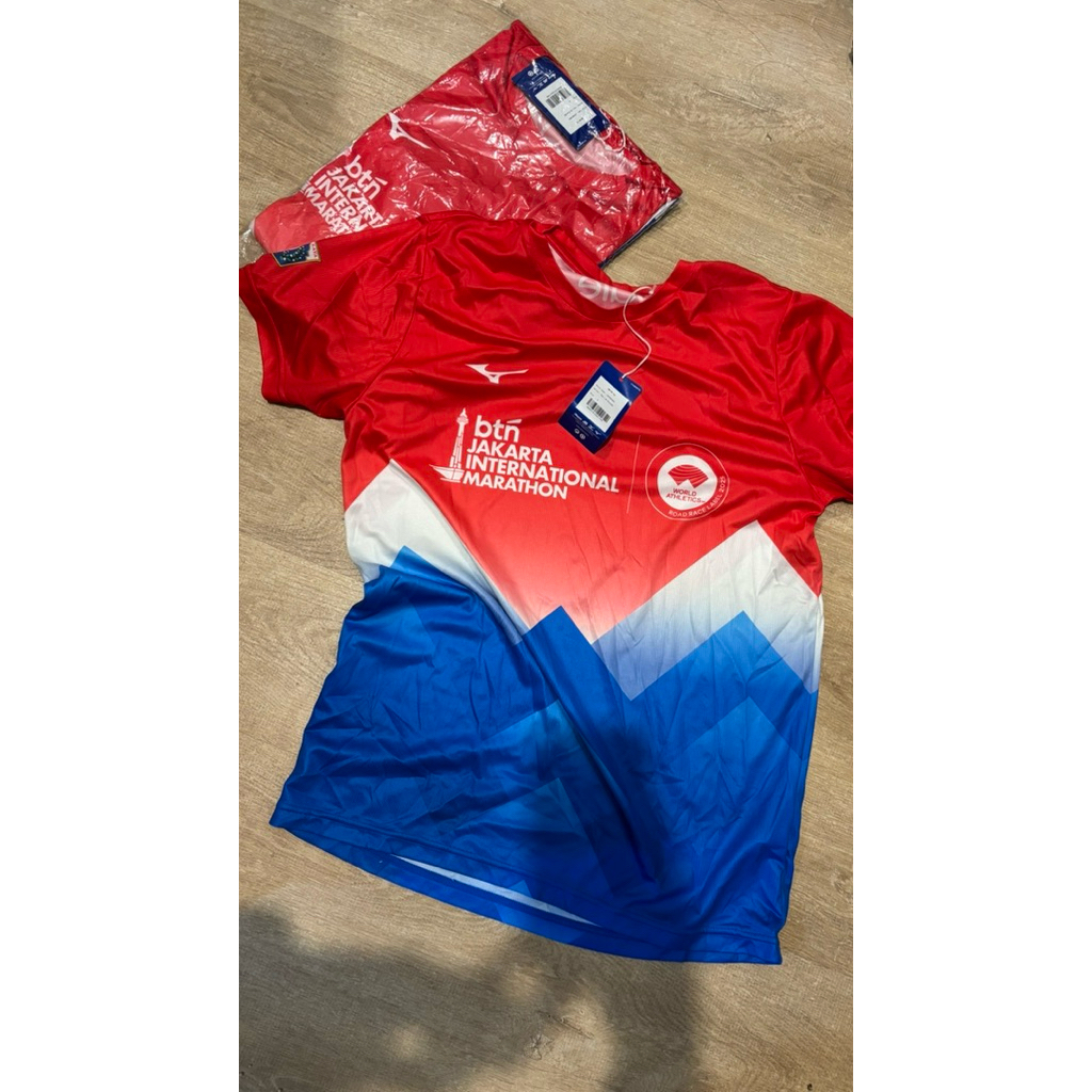 Running Jersey BTN Jakim 2025 size S Mizuno
