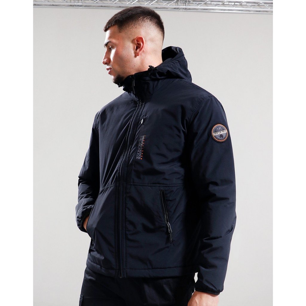 Napapijri Windbreaker Tundra Black Original Bnwt