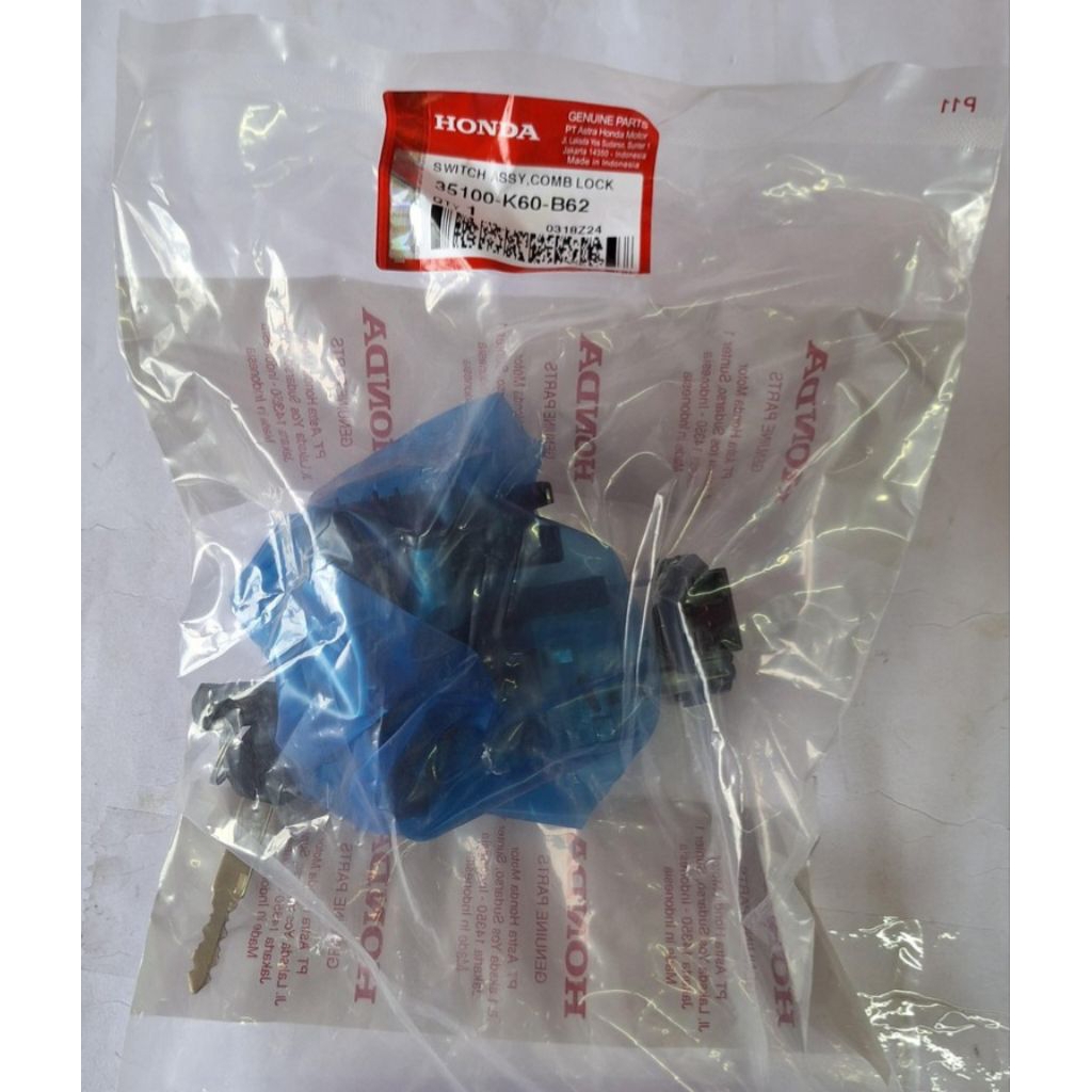 Kunci Kontak, Key Set New Vario 125 K60 35100K60B61/B62 Original AHM