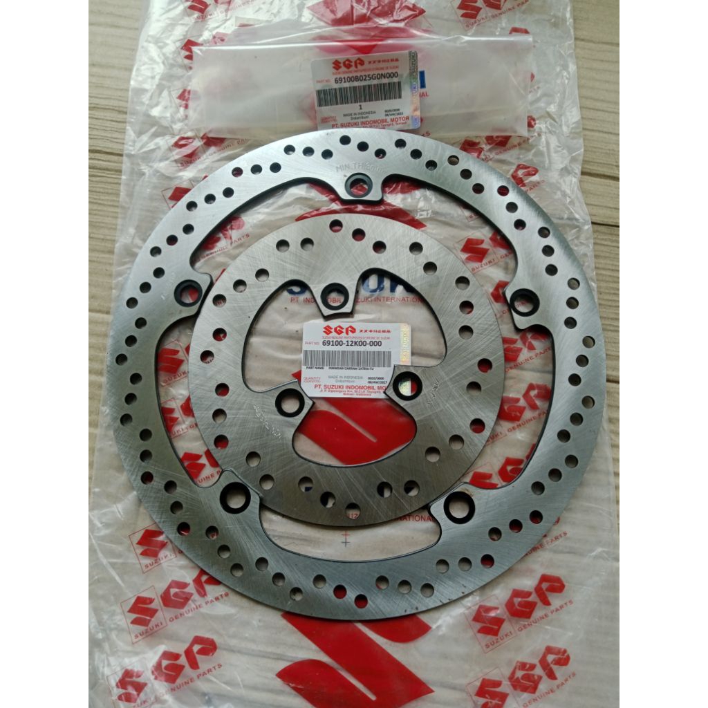 PIRINGAN REM CAKRAM DEPAN BELAKANG SATRIA FU 150 SHOGUN 125 FL SP RR