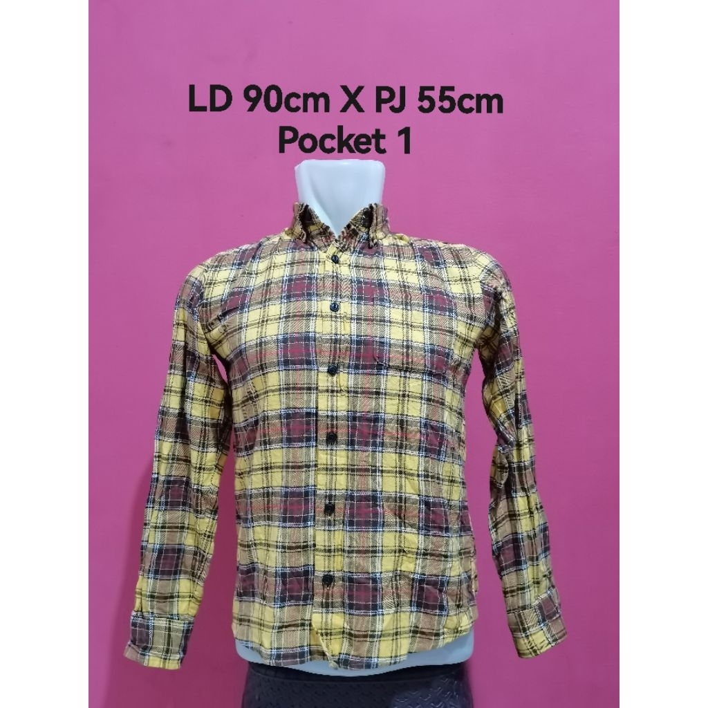 Kemeja Flanel Cowok Preloved