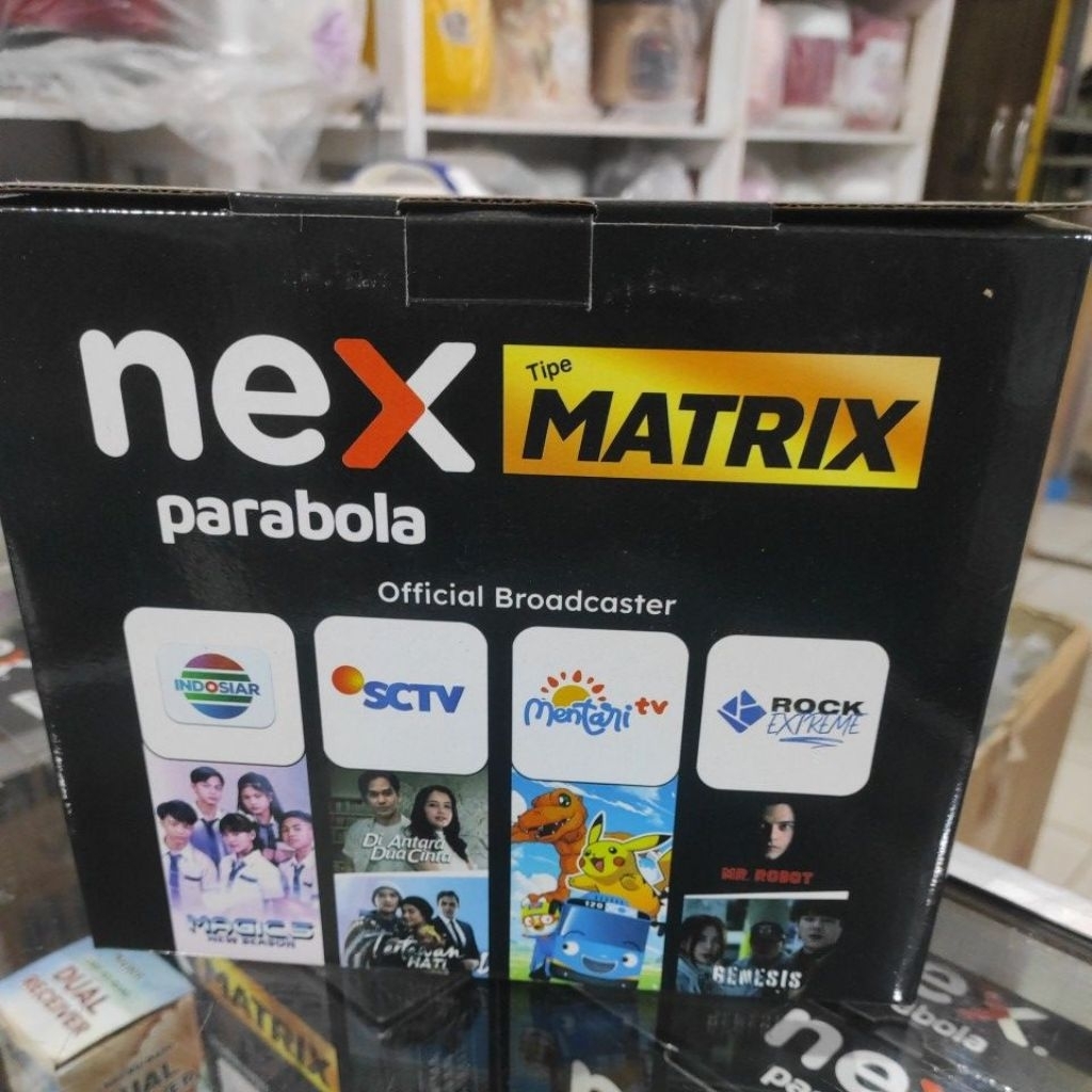 RECEIVER NEX PARABOLA matrix hitam