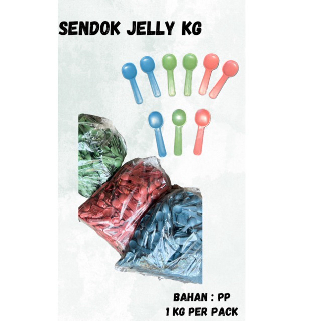 (1 Pack) SENDOK JELLY KILOAN 1 PACK = 1 KG