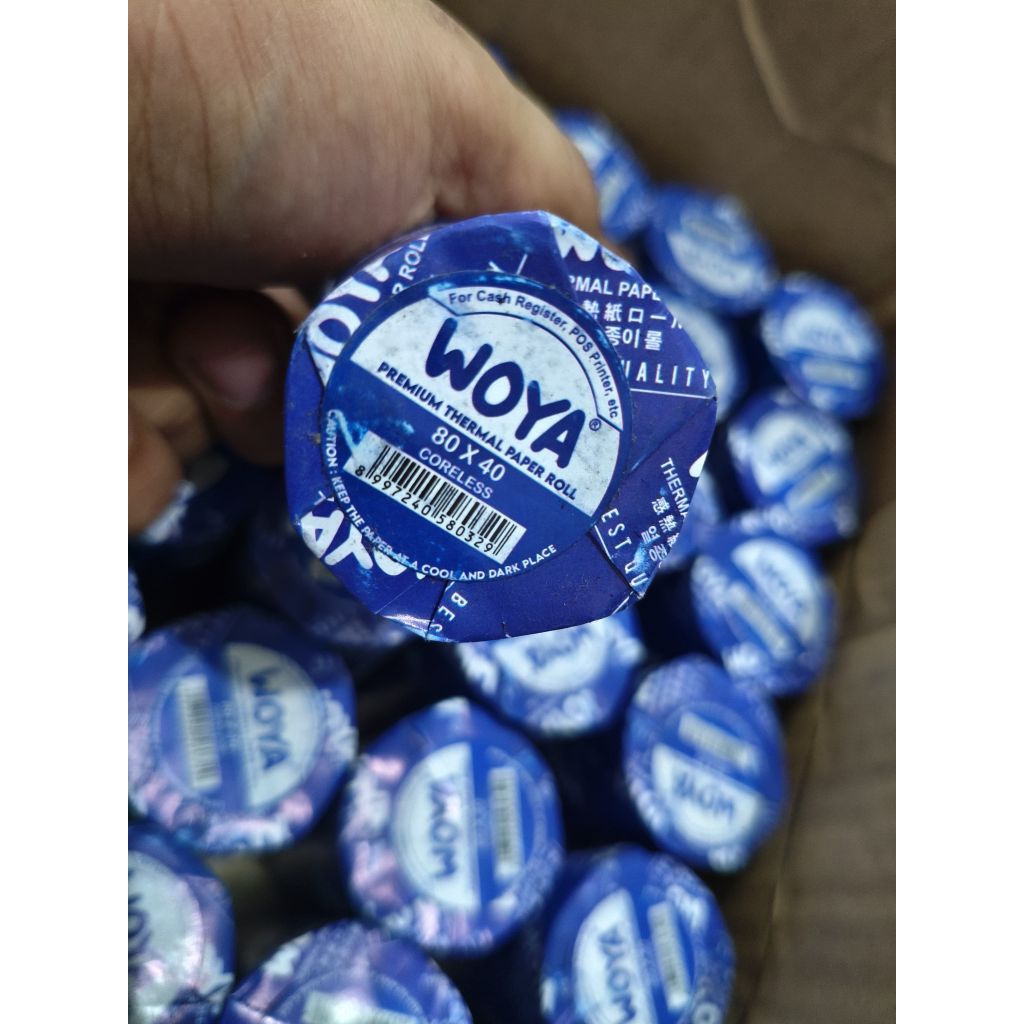 KERTAS STRUK THERMAL 80x4080x50 untuk printer bluetooth, Struk mesin Kasir, Struk parkir, SPBU, DLL