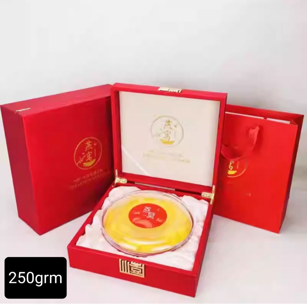 kotak mewah sarang burung walet vip/Gift Box warna merah/Hampers mewah sarang burung walet