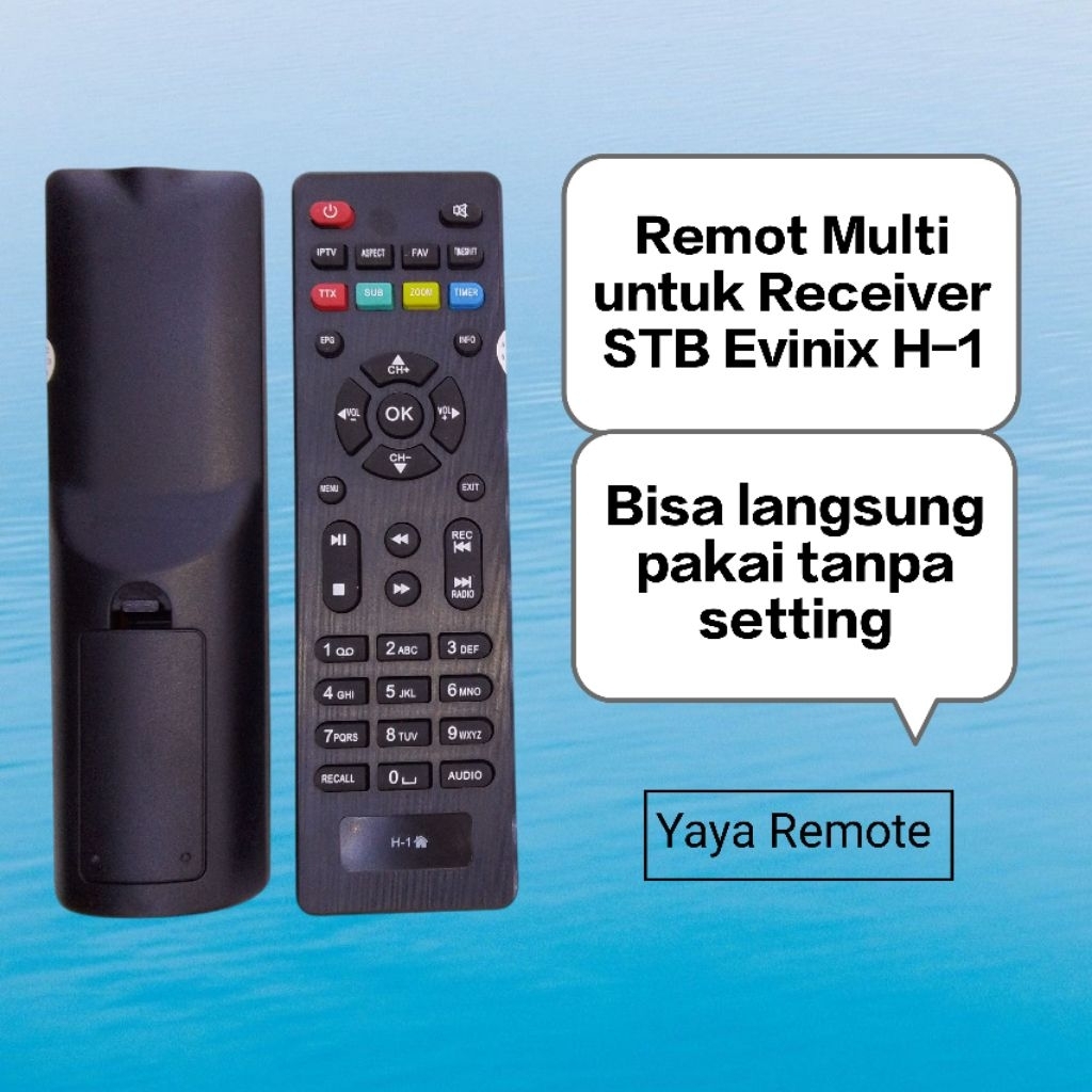Remot remote Multi untuk Receiver STB EVINIX H-1