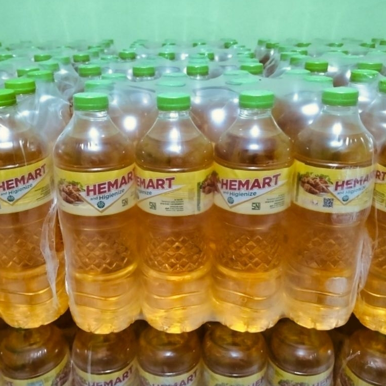 [KRAT isi 12 botol] minyak goreng HEMART krat isi 12 botol x 900 ml