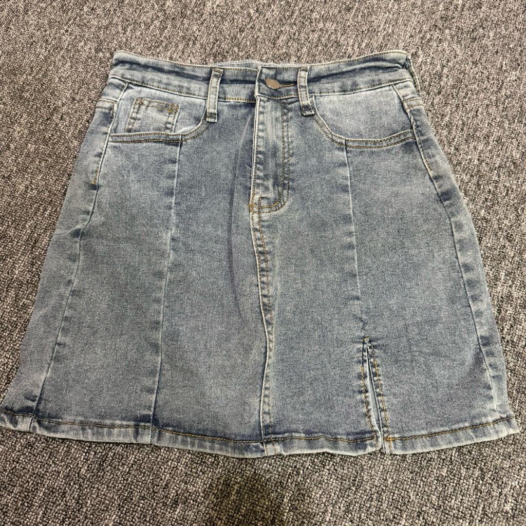 mini skirt rok pendek jeans denim