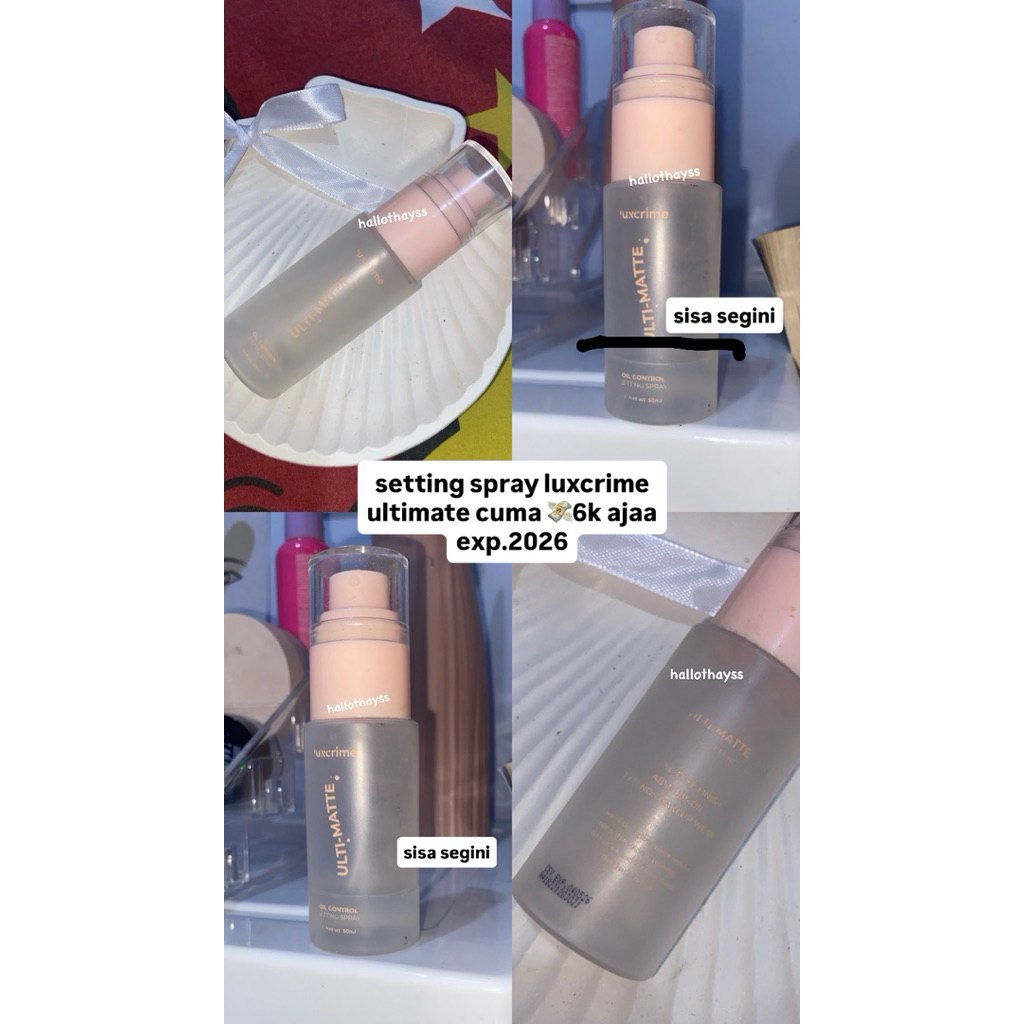 [PRELOVED] Setting spray luxcrime ultimate