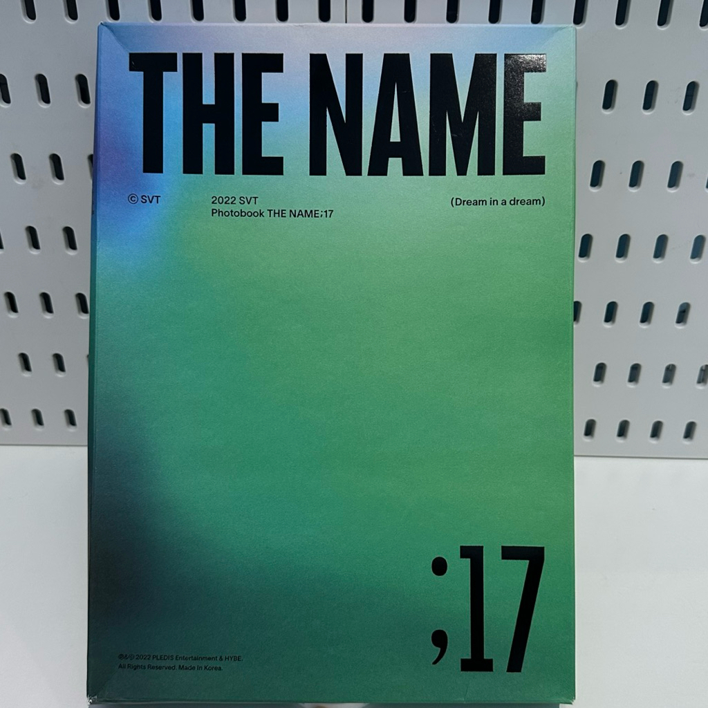 PHOTOBOOK SEVENTEEN THE NAME