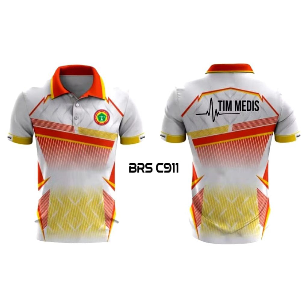 KAOS JERSEY KERAH POLOS TIM MEDIS/PERAWAT FREE CUSTOM