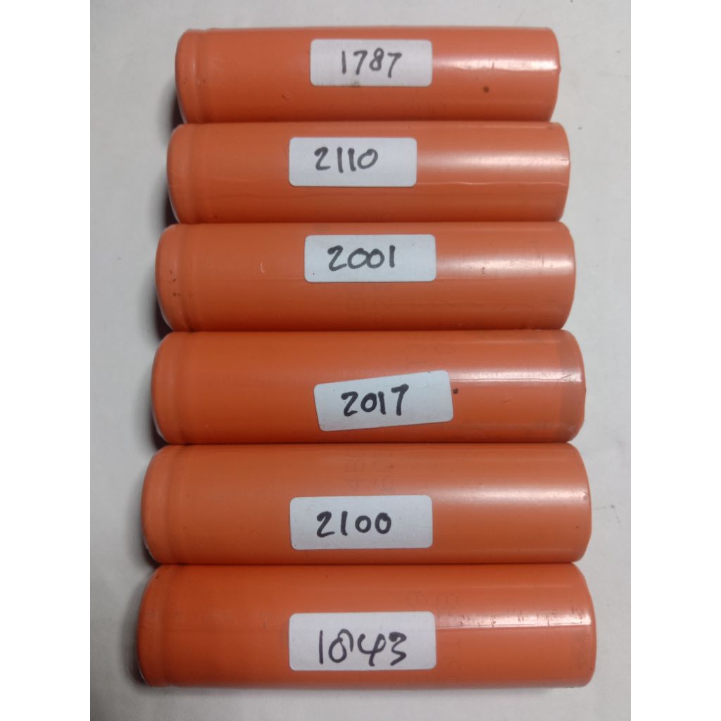 baterai bekas laptop sanyo 1600-2100MH real capacity bekas copotan laptop 18650 kondisi normal