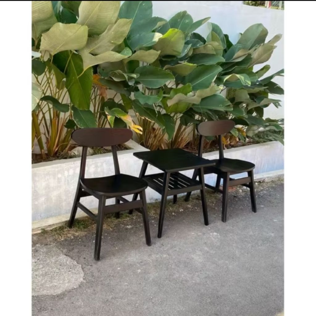 set kursi teras kursi teras kayu jati