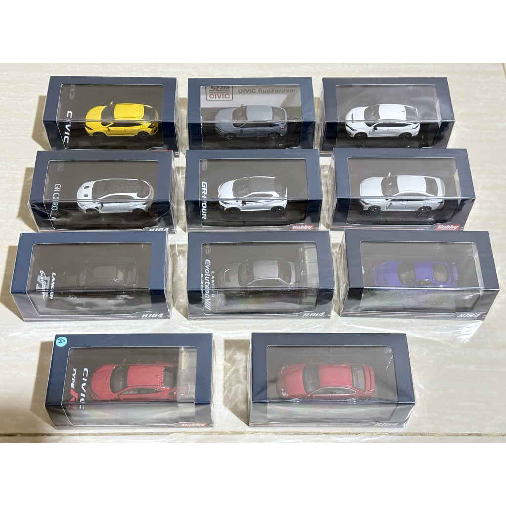 Hobby Japan Civic Type R FK8, Civic FK7, Civic FL1, Toyota Alphard, Lexus LX600 F Sport, Yaris GR Fo