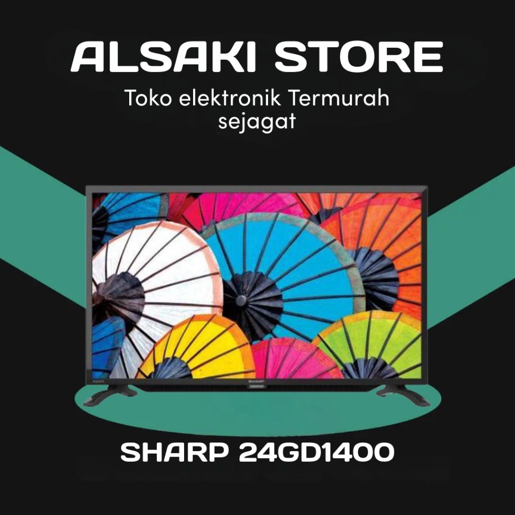 PROMO LED TV SHARP 24" 24GD1400 24 INCH USB HDMI - 24GD1400