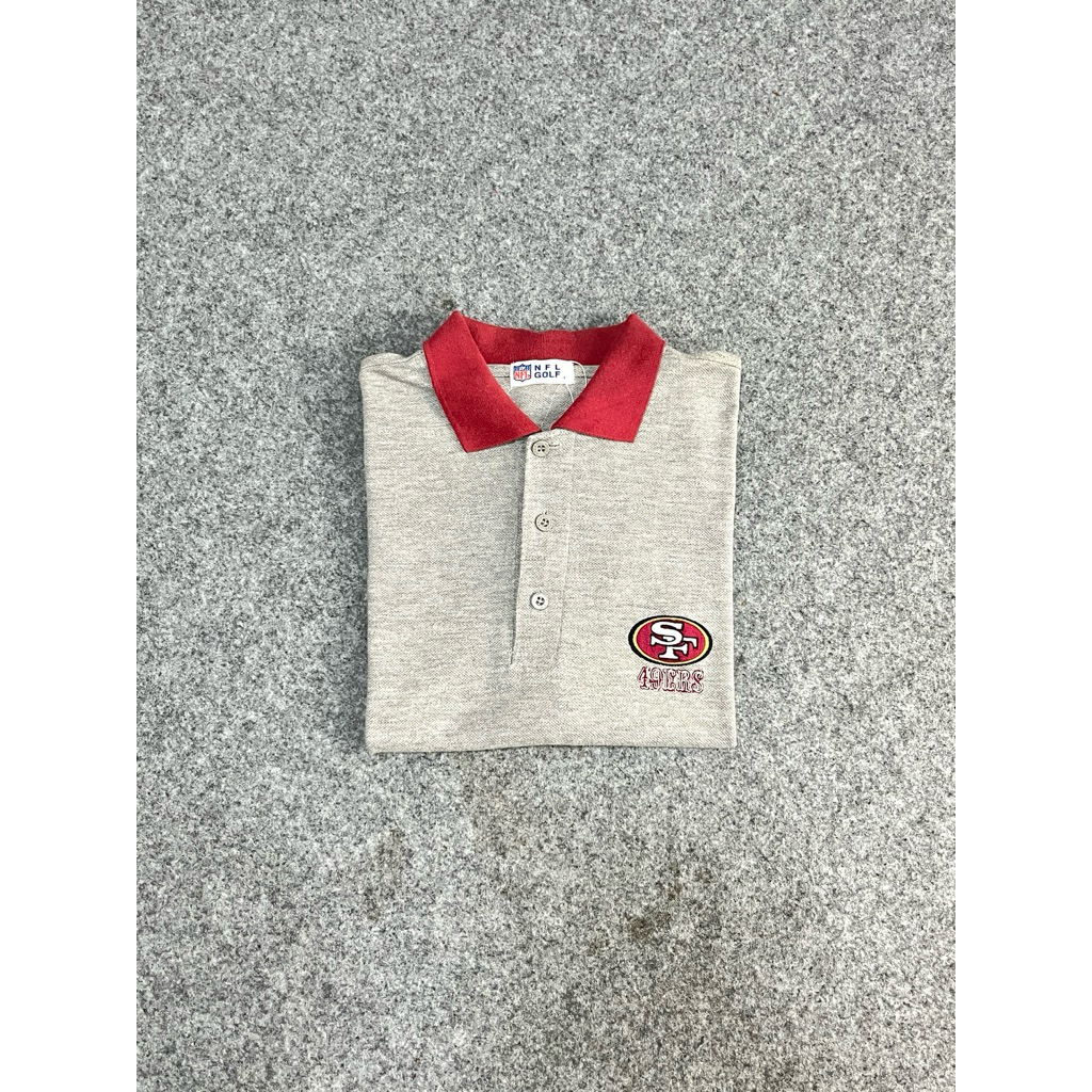 VINTAGE 90s NFL SAN FRANCISCO 49 ERS POLO SHIRT SECOND