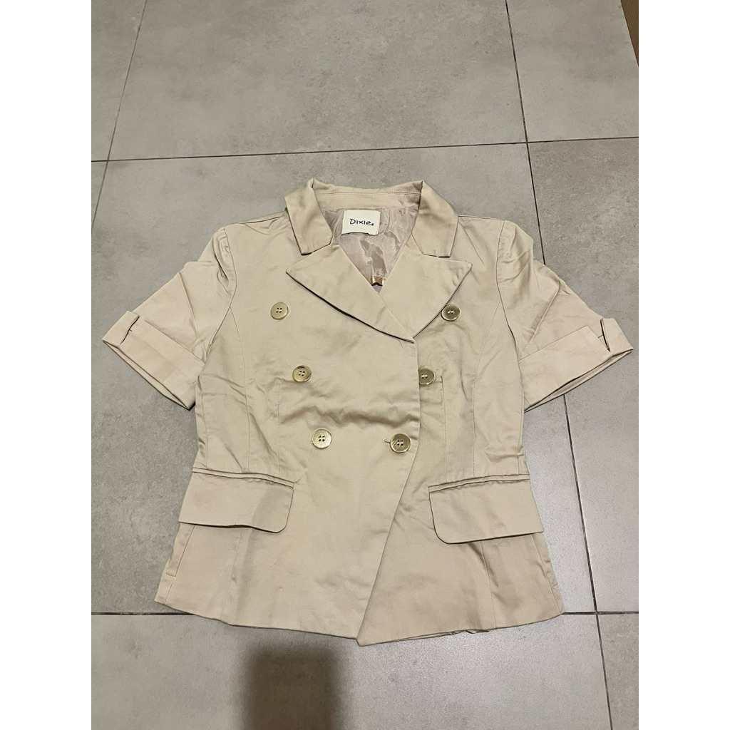 Atasan Blazer Balmain Cream