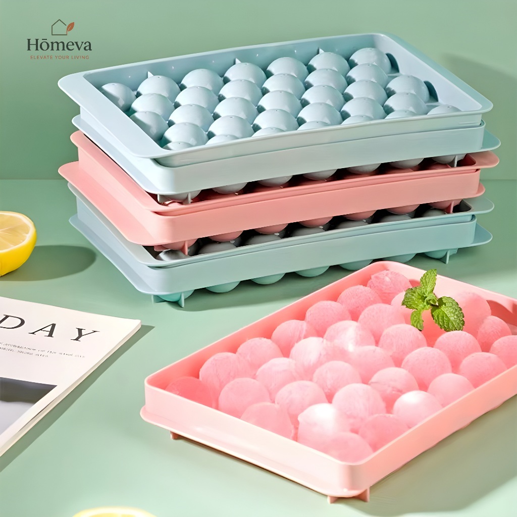 Cetakan Jelly Bulat Jumbo Isi 33 Lubang – Cetakan Jelly Balls Boba dan Bola Jumbo Praktis