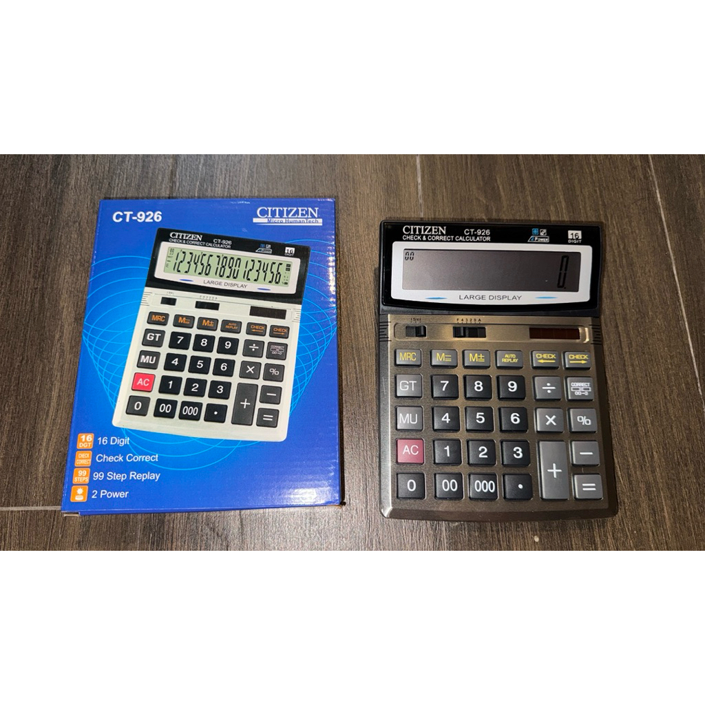 KALKULATOR CITIZEN BESAR CT 926 / 16 DIGIT