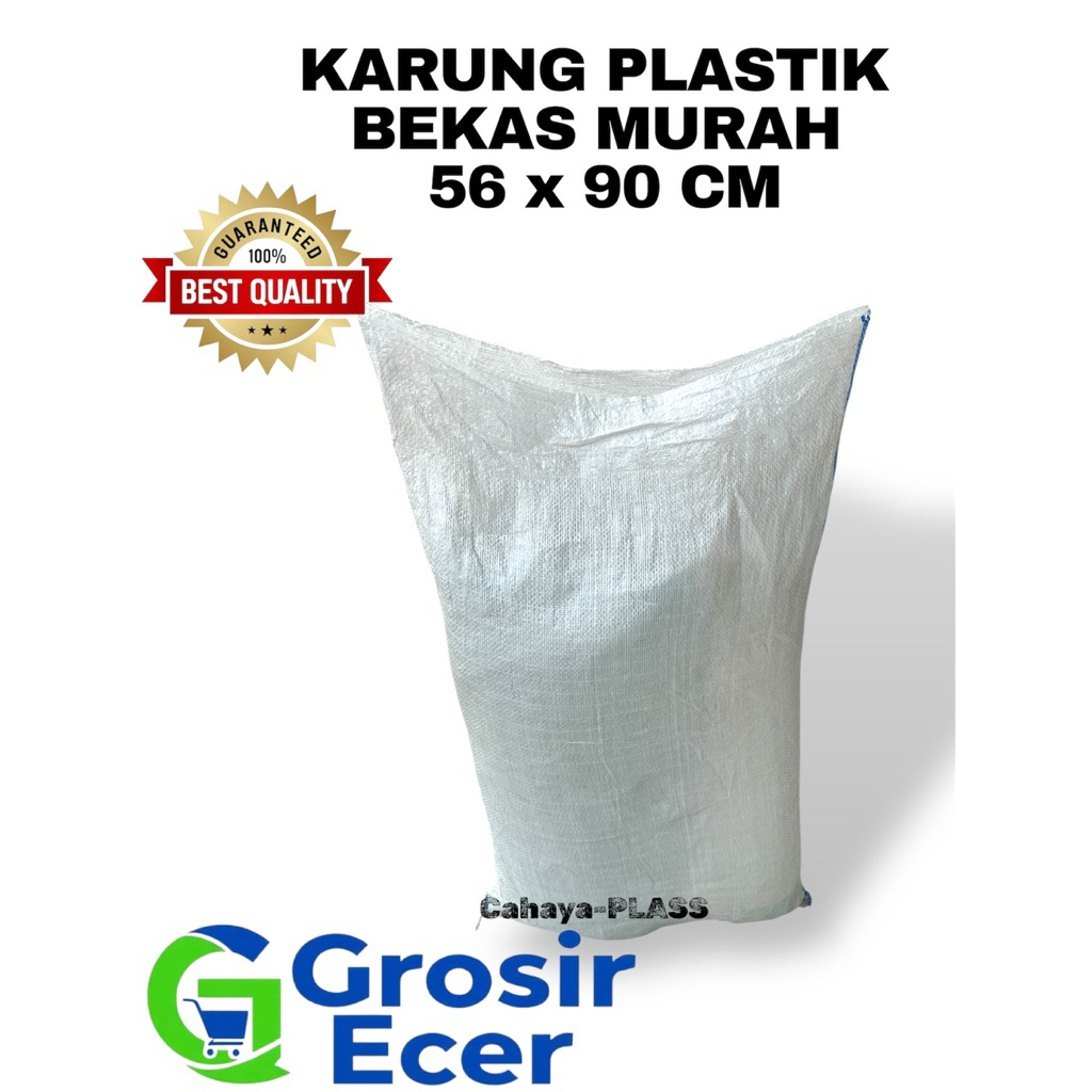KARUNG PLASTIK BEKAS 50kg MURAH(ISI50pcs)