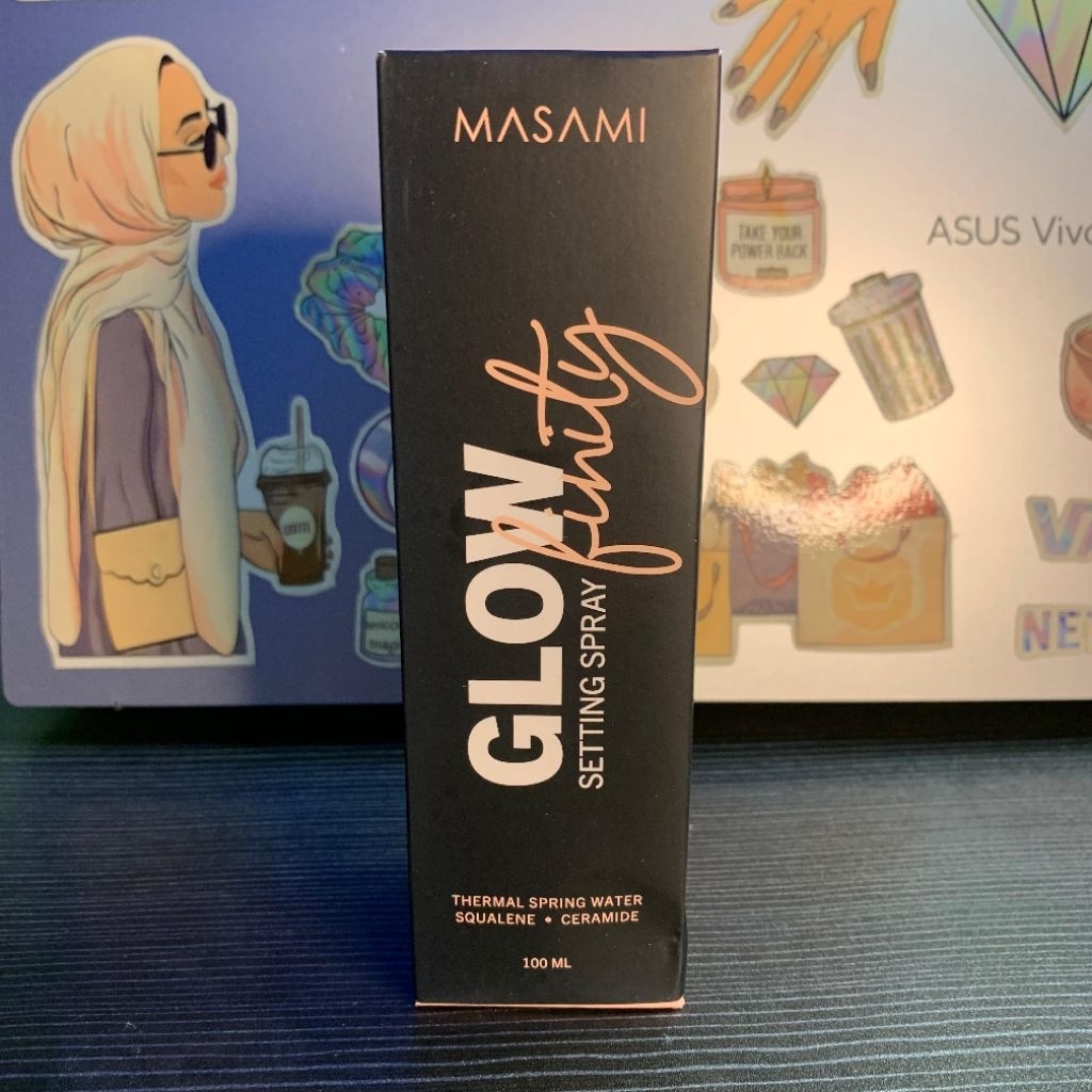 setting spray masami glow