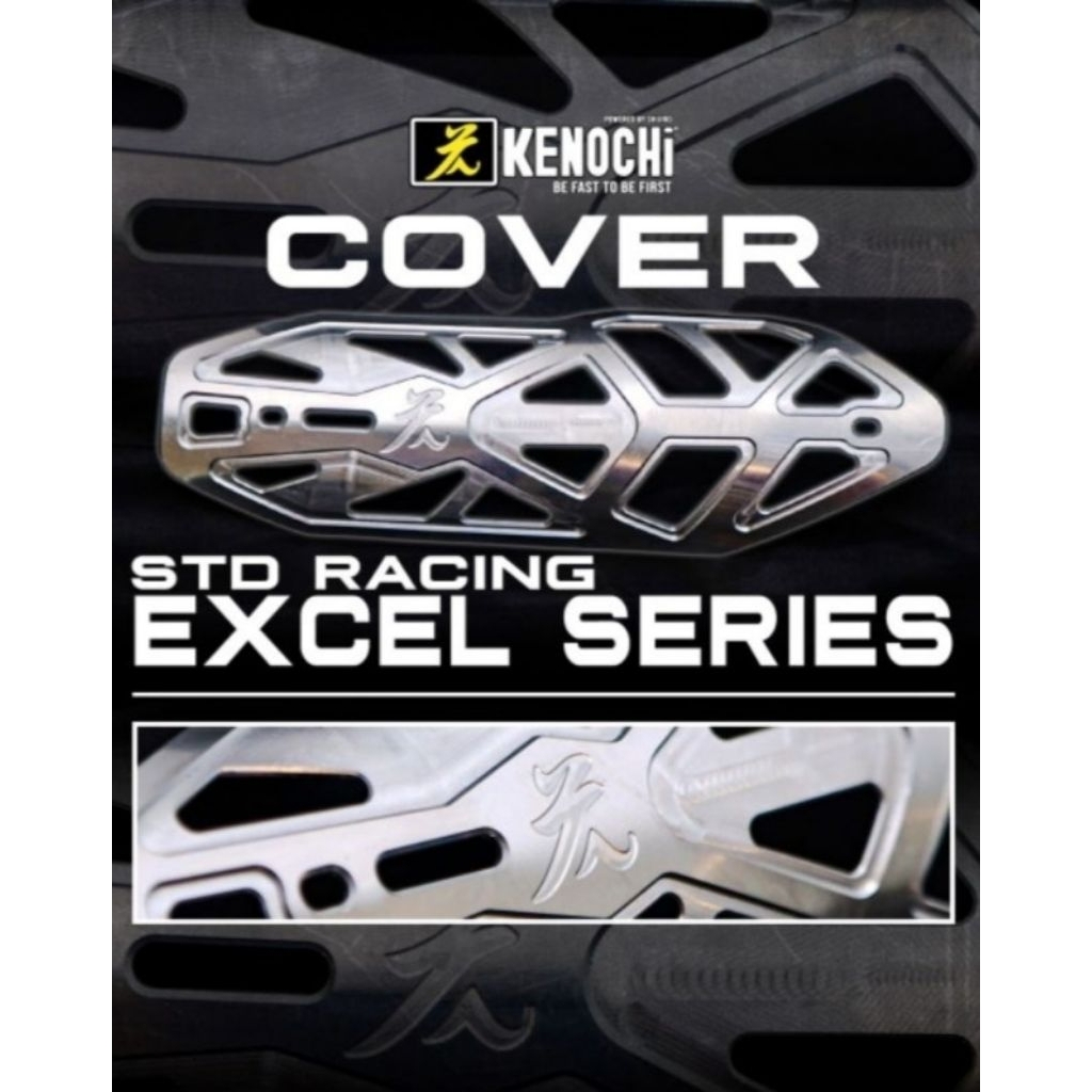 Cover/Tameng knalpot Kenochi universal semua merek knalpot Mio Sporty/Mio smile/Fino karbu..