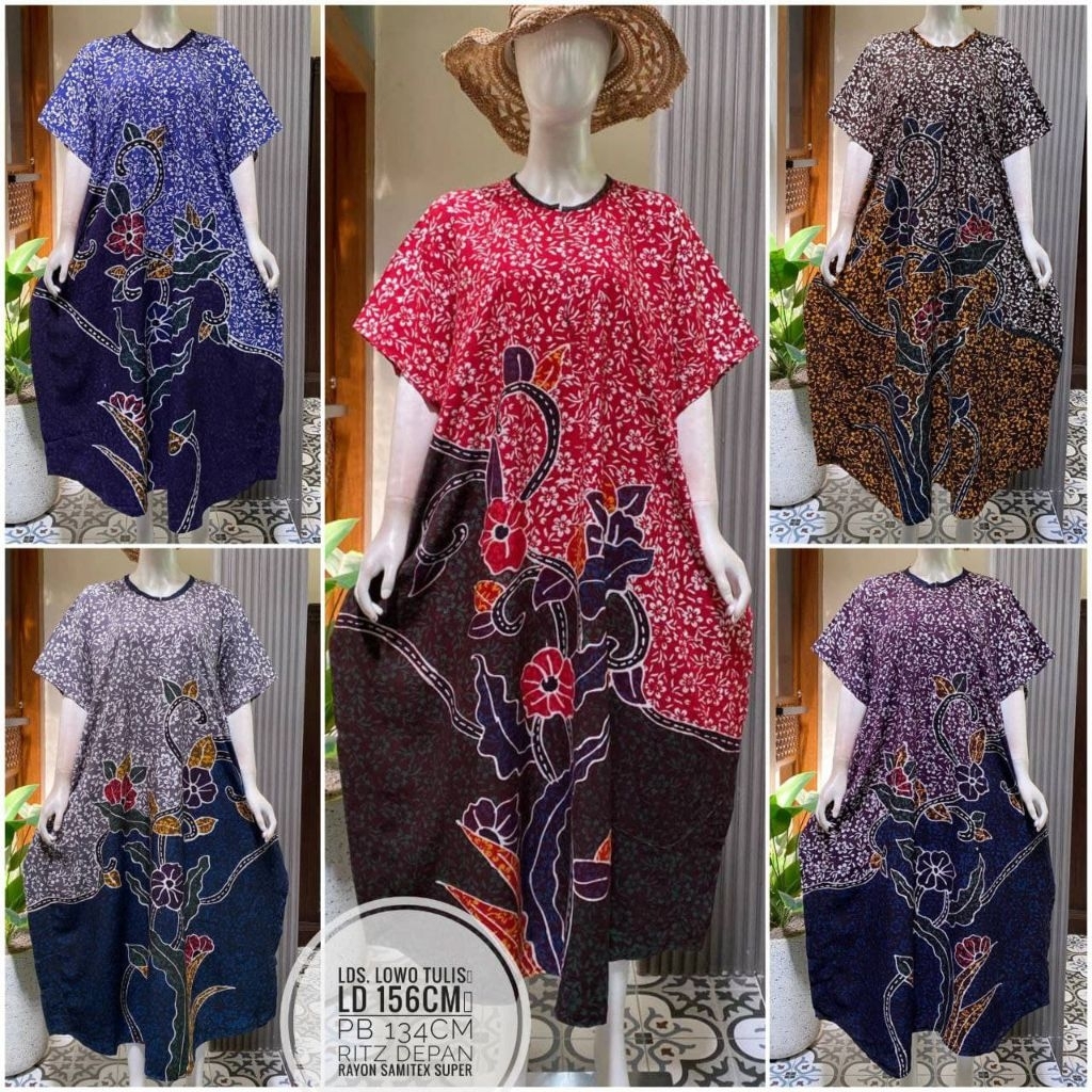 longdres lowo tulis/daster lowo batik tulis