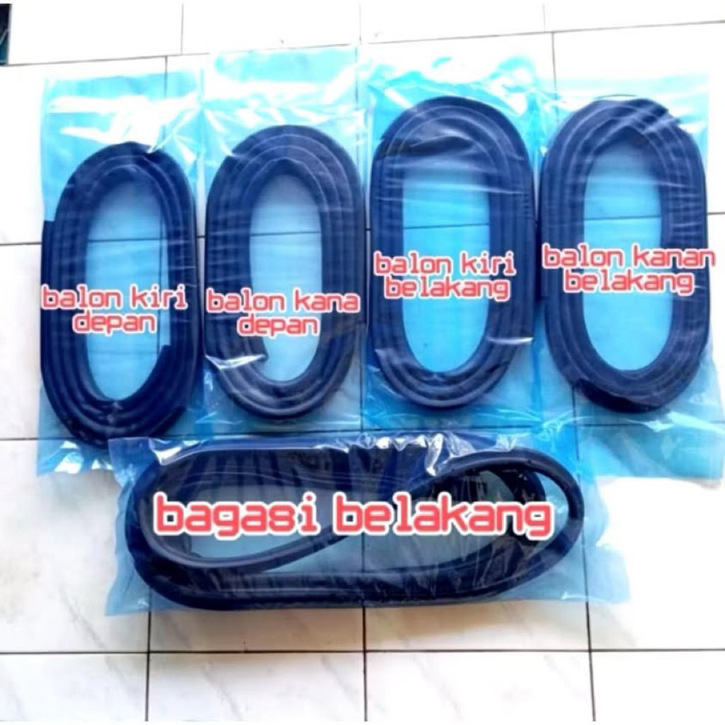KARET BALON BODY PINTU MOBIL TOYOTA HIACE ORIGINAL FULL SET ATAU SATUAN