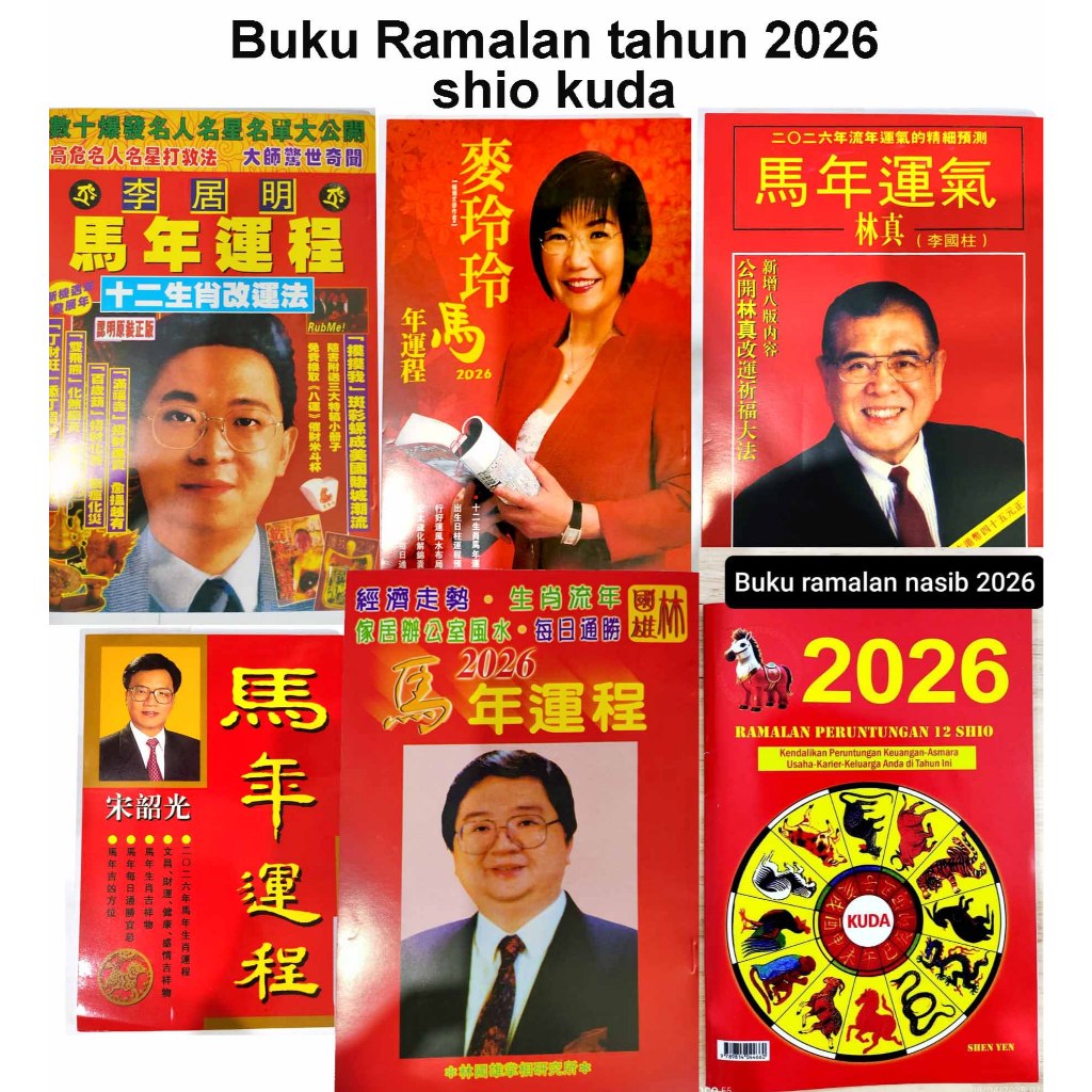 buku ramalan tahun kuda 2026 fengshui book zodiak
