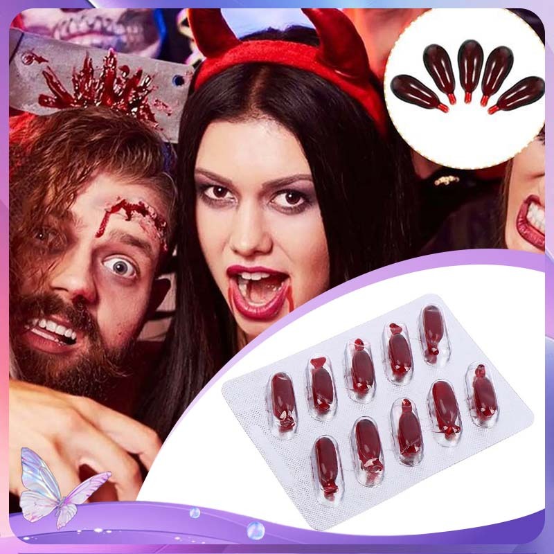 Darah Palsu Kapsulfake Blood Capsule Pill Darah Palsu Kapsul Darah Palsu