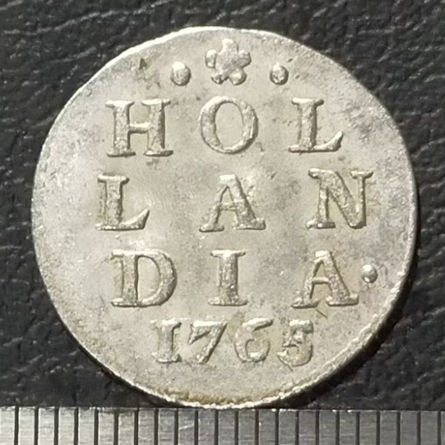 #48.ST. KOIN KUNO || KOIN PERAK || SILVER COIN 2 STUIVER HOLLANDIA TAHUN 1765