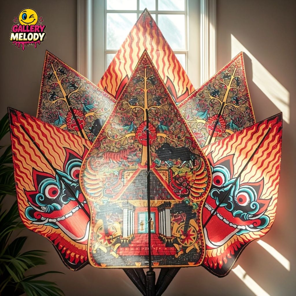 Gunungan Wayang Golek