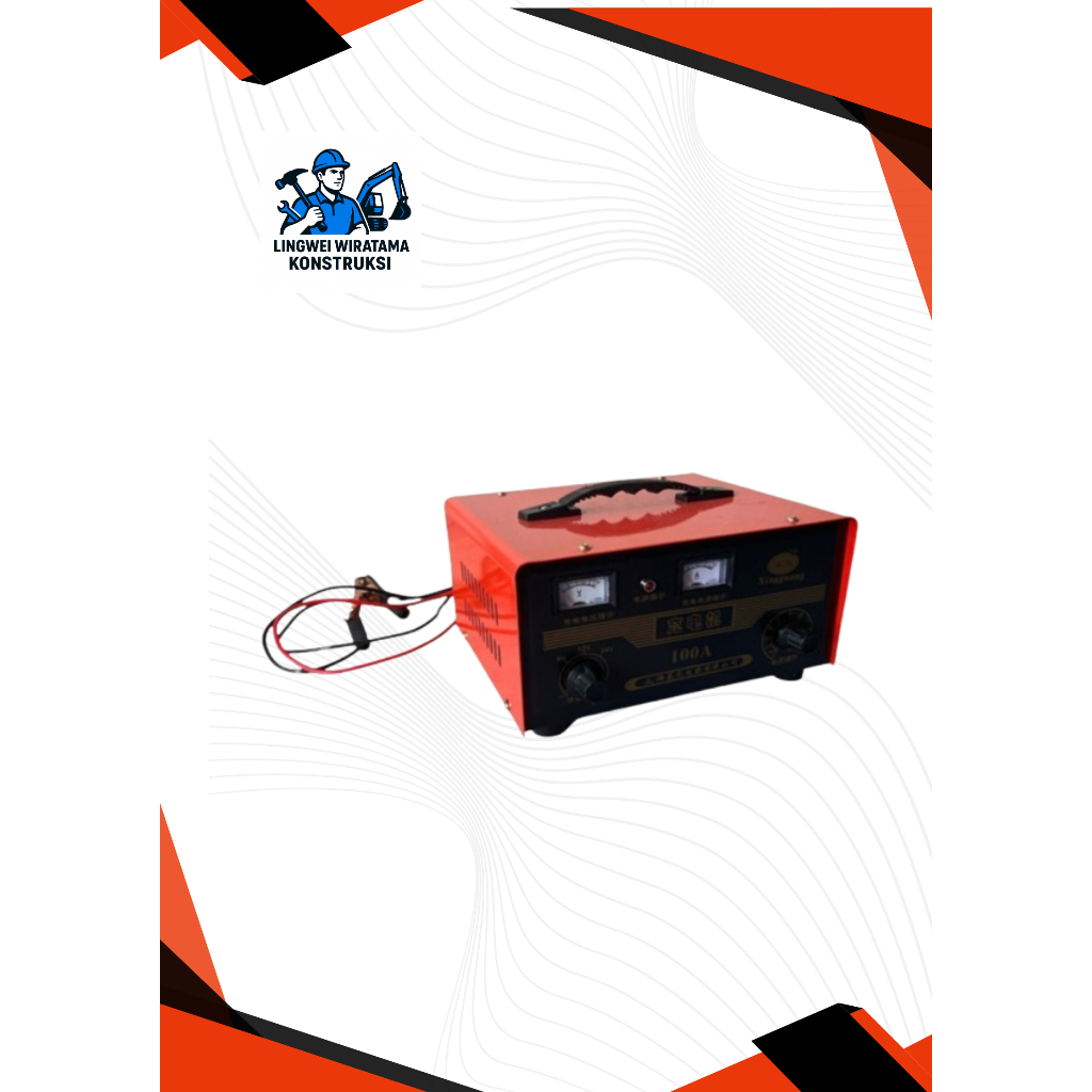 CHARGER BATERAI / CHARGER AKI SMART FAST CHARGER OTOMATIS 24V - 100A
