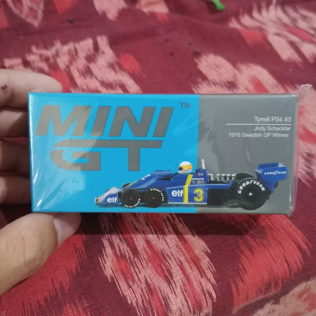 mini gt minigt f1 tyrell biru