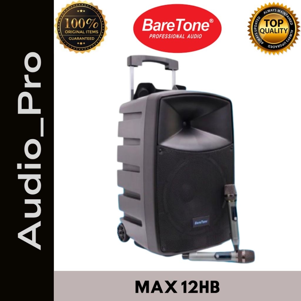 SPEAKER PORTABLE BARETONE MAX12HB ORIGINAL BARETONE