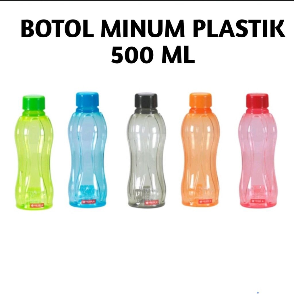 Botol Minum Plastik 500ml | Botol Minum Anak Viral 500ml Termurah