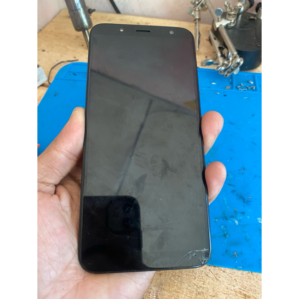 lcd copotan samsung a600g normal minus retak merek shinestar