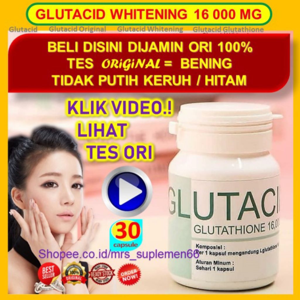 Suplemen Pemutih Badan Permanen 100% - Whitening Booster Isi 30 Kapsul Sudah BPOM dan Halal