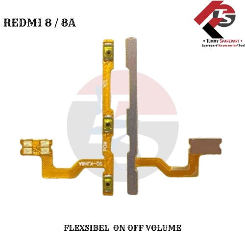 Flexsible Power On Off Volume Xiaomi Redmi 8 / 8a / 8a Pro Original