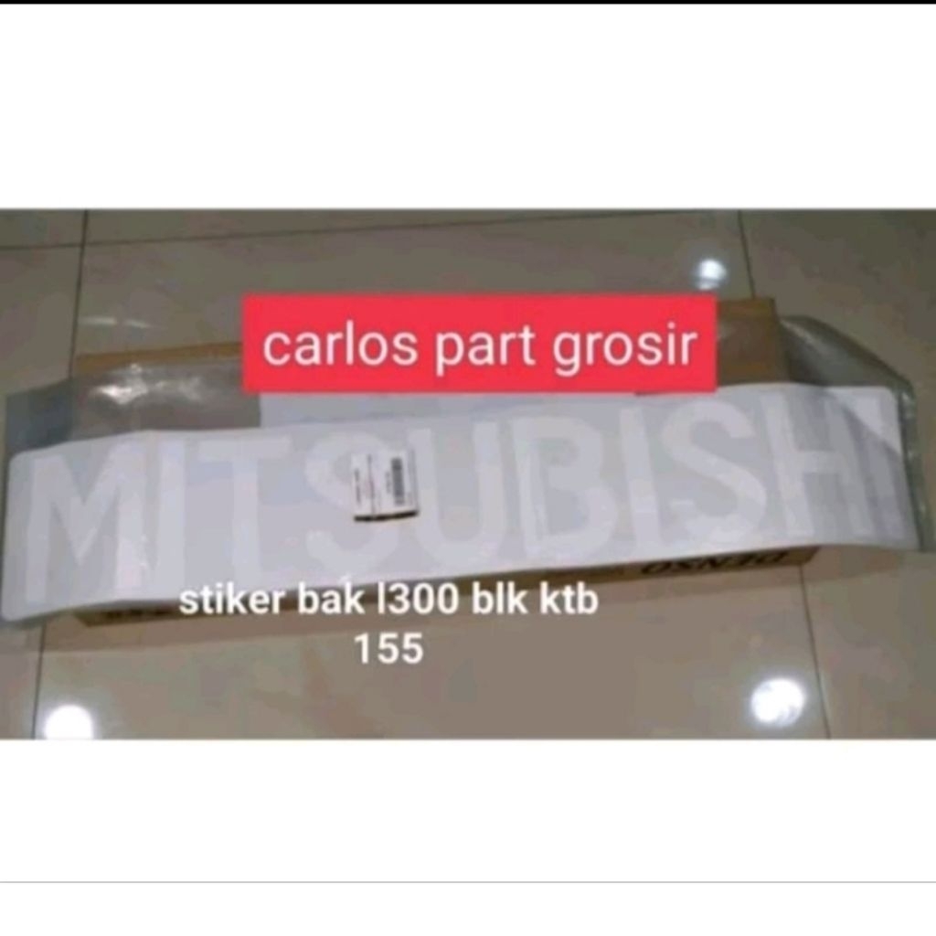 Stiker Bak Belakang L300 Putih Original.