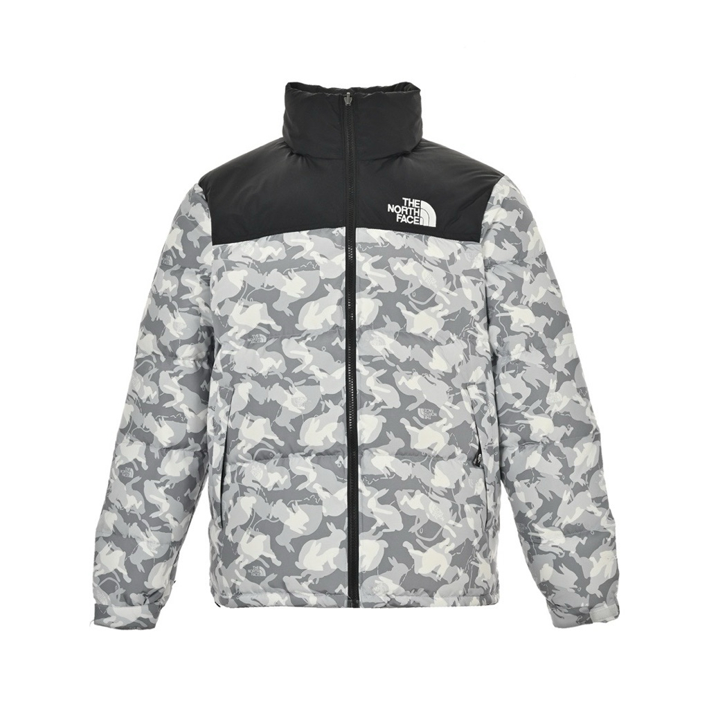 Down Jacket TNF 1996 Retro Nuptse White Camo