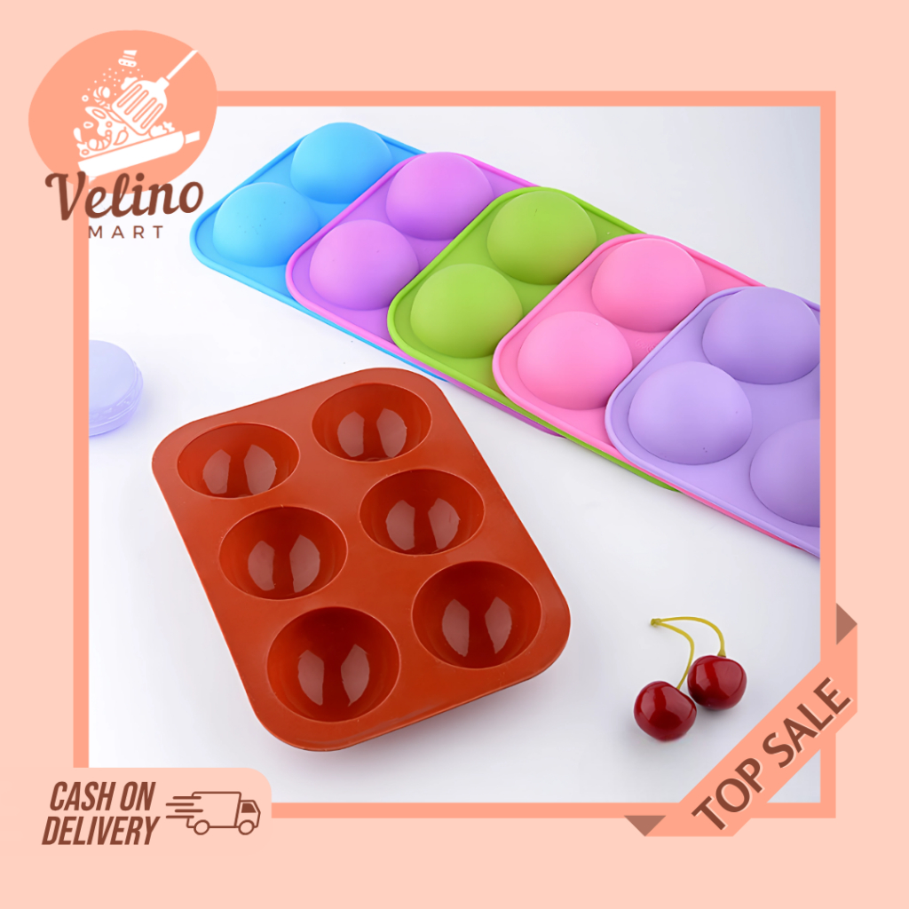 Cetakan Coklat Bulat Silikon Cetakan Coklat Serbaguna Cetakan Silikon Anti Lengket