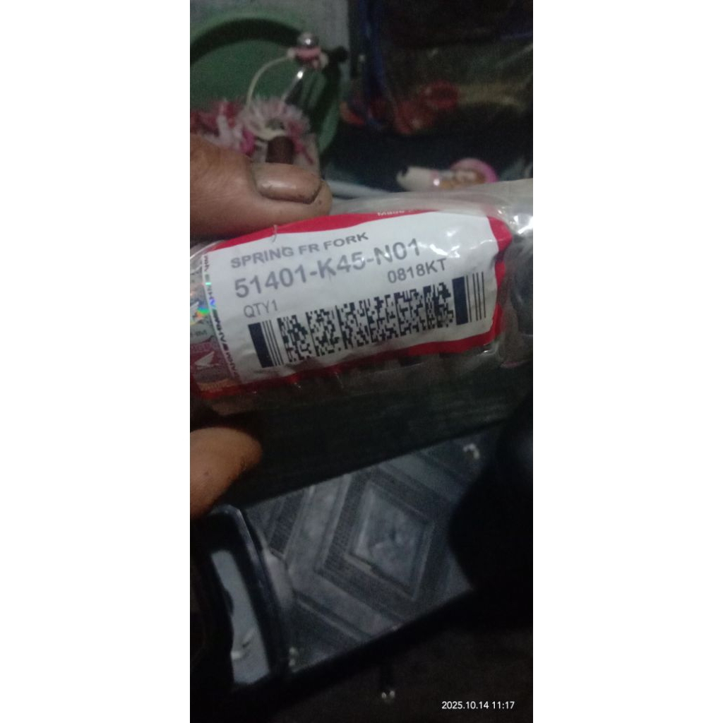 per shock depan cbr k45