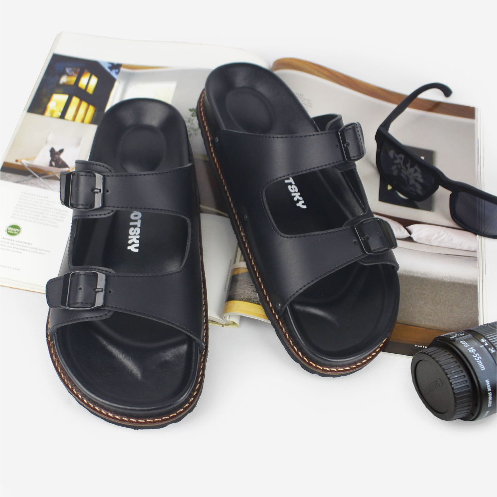 eight dream store sandal casual pria wanita original premium martis black