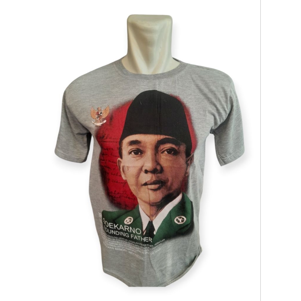 Kaos Soekarno Founding Father Original Abu Misty