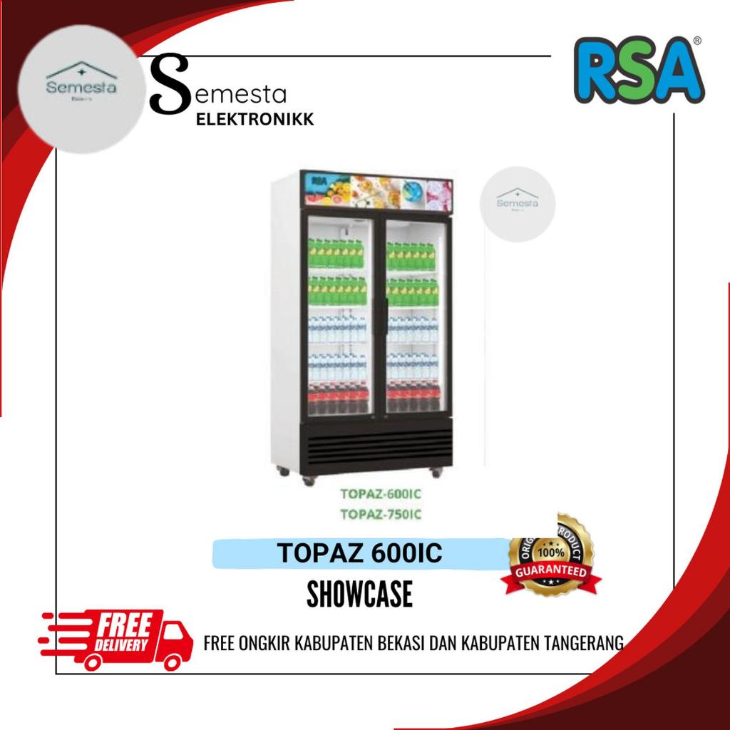 Cooler RSA Topaz 600IC Kulkas Showcase 2 Pintu