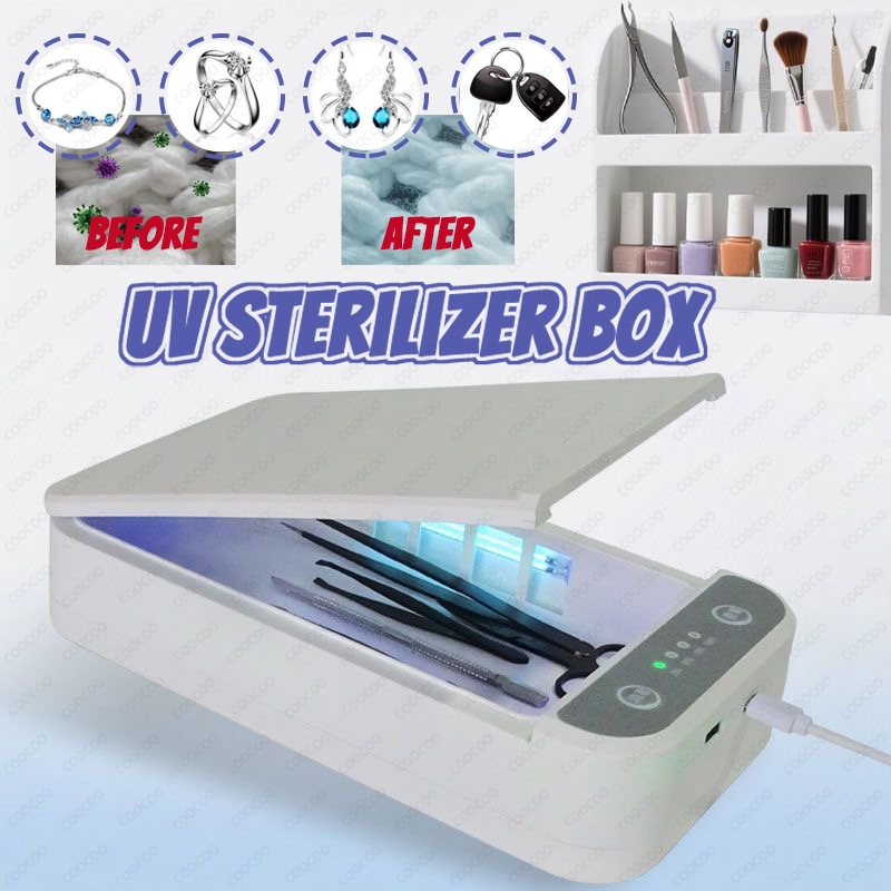 UV Sterilizer Box/Alat sterilizer Box uv sterilizer box/Disinfectan Box For Nail Art Tools / Glasses