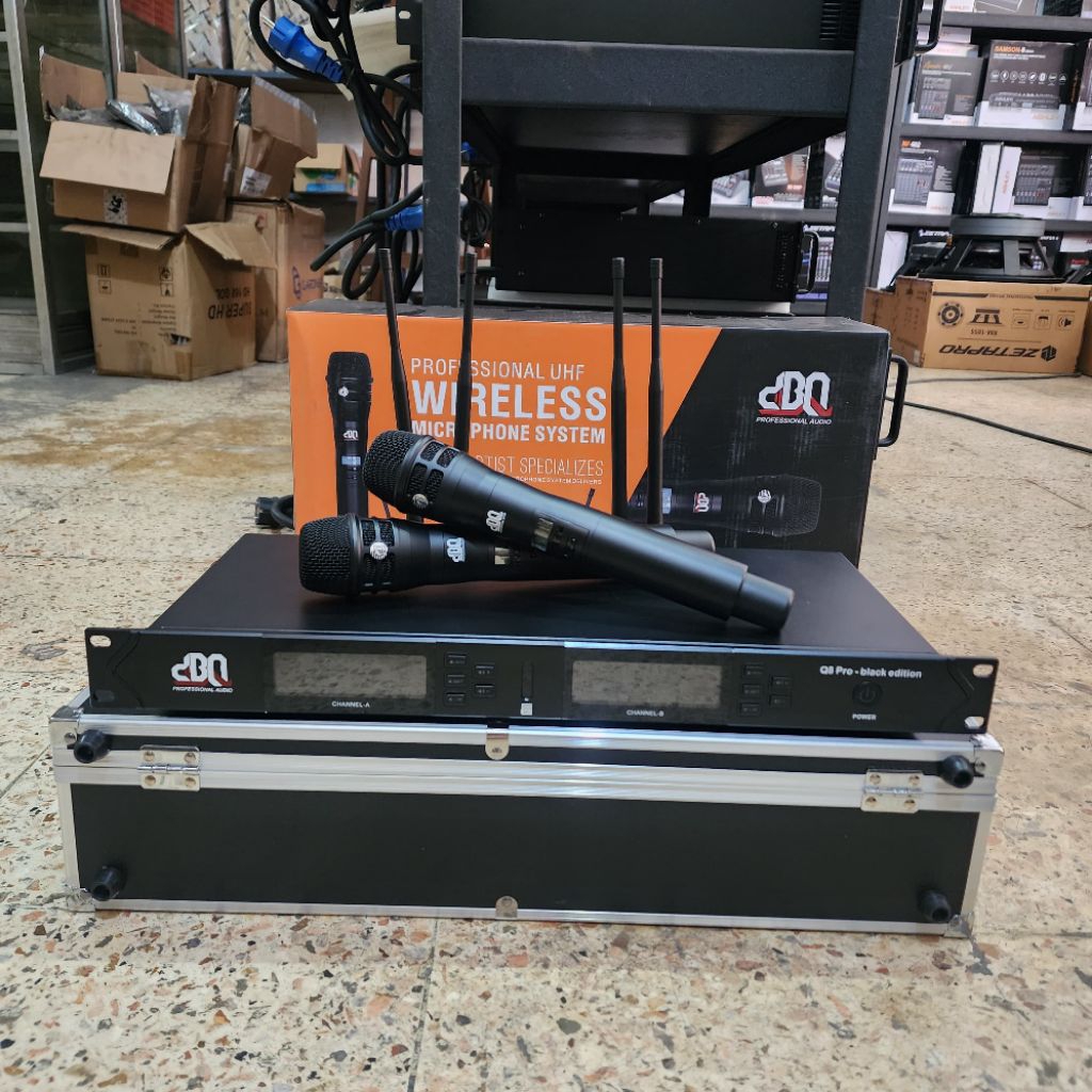 Mic Wireless DBQ Q8 pro black edition