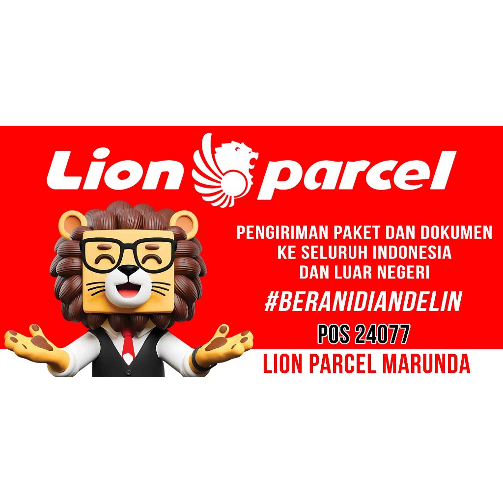 Banner dan Spanduk Ekspedisi Lion Parcel Expedisi Baner dan Spanduk Cargo Drop Point Lion Parcel Onl